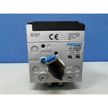 FESTO CPV10-GE-MP-8 w/ CPV-10-VI Pneumatic Solenoid Valve